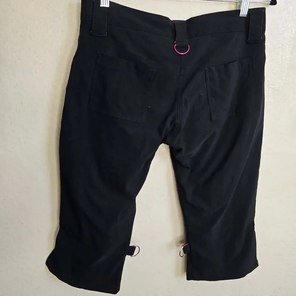Serious Clothing Los Angeles Rare Y2K Gothic Punk Rave Capris Size 5